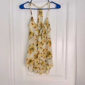 Sunflower Razor back Sheer Tank